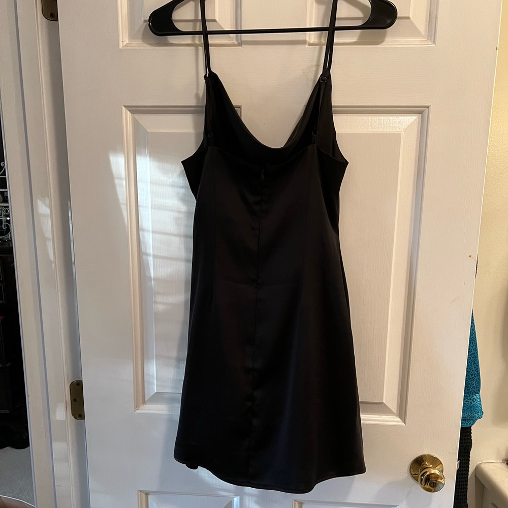 Urban Outfitters Black Cowl Neck Slip Dress Size Medium like new